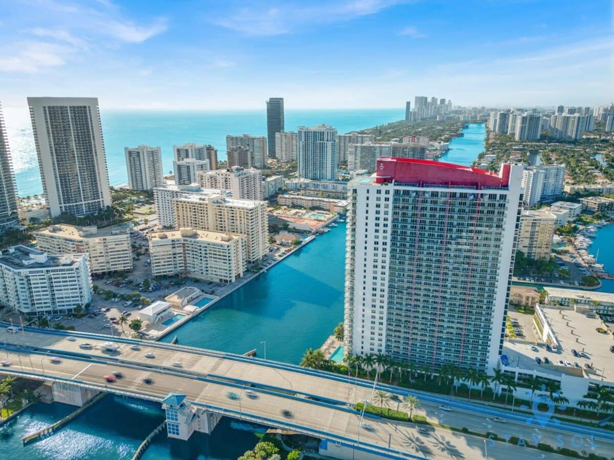 Infinite Views, Amazing Pool, Gym, Near Beach Hallandale Beach Esterno foto