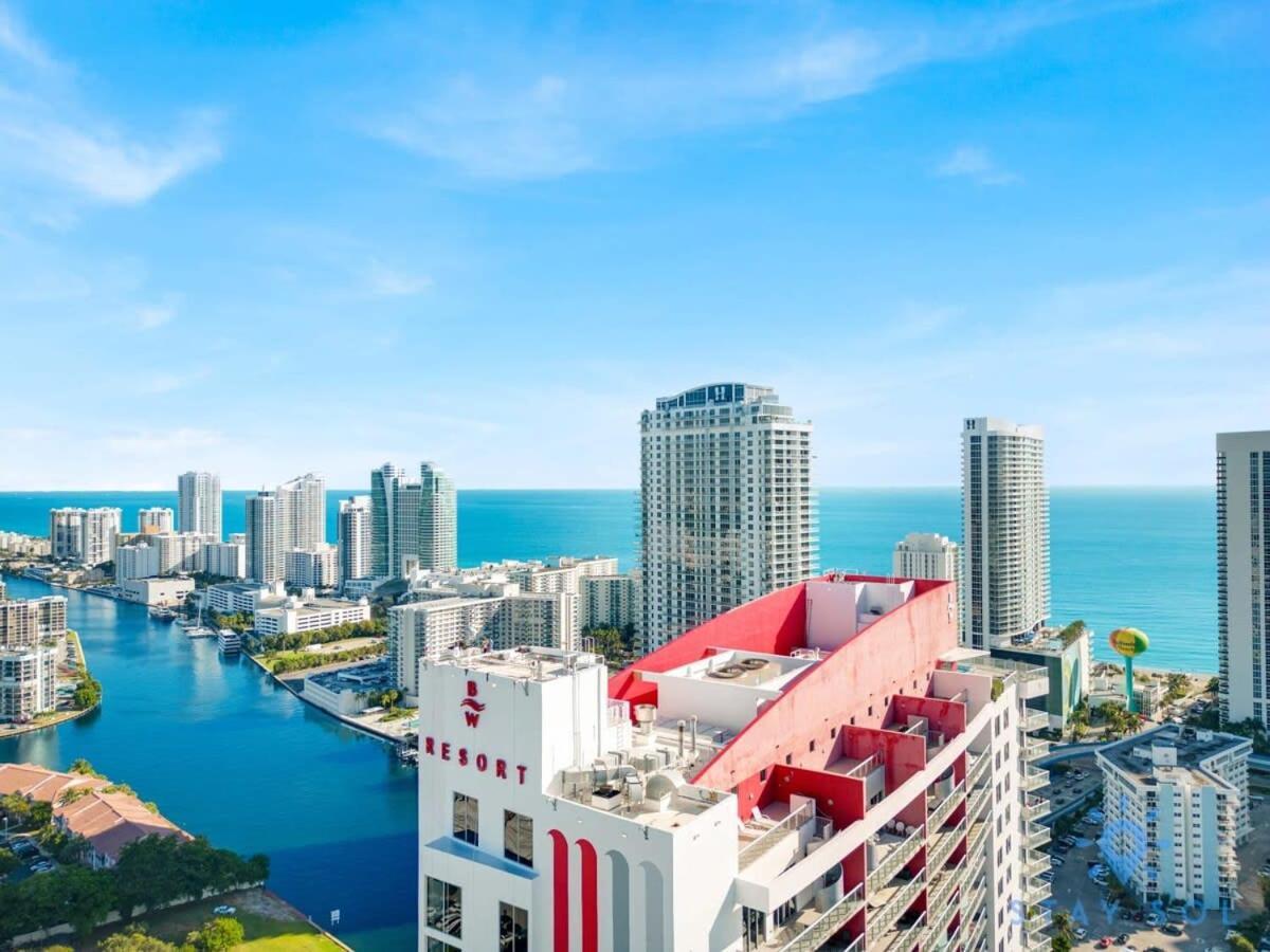 Infinite Views, Amazing Pool, Gym, Near Beach Hallandale Beach Esterno foto